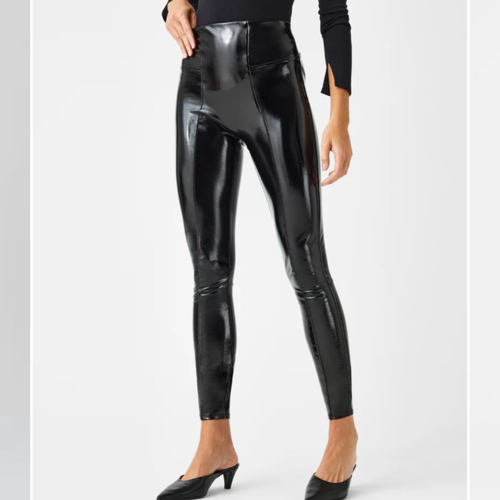 Spanx faux leather leggings